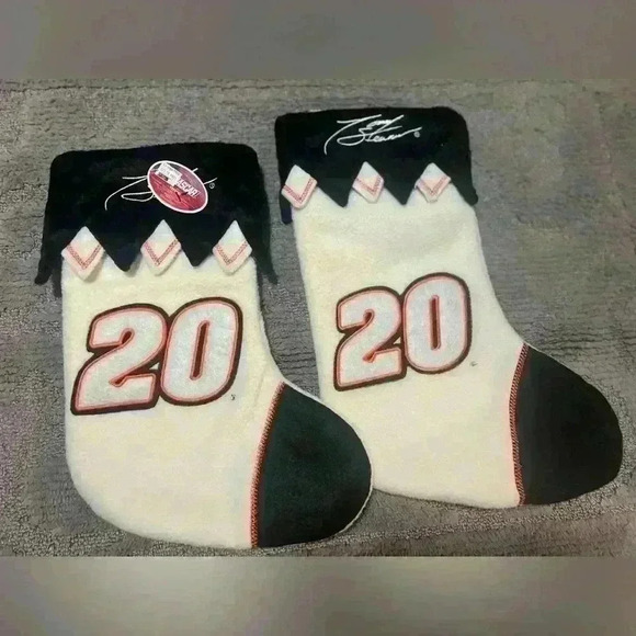 lot of 2 Tony Stewart NASCAR Christmas Stockings #20 - Picture 1 of 5